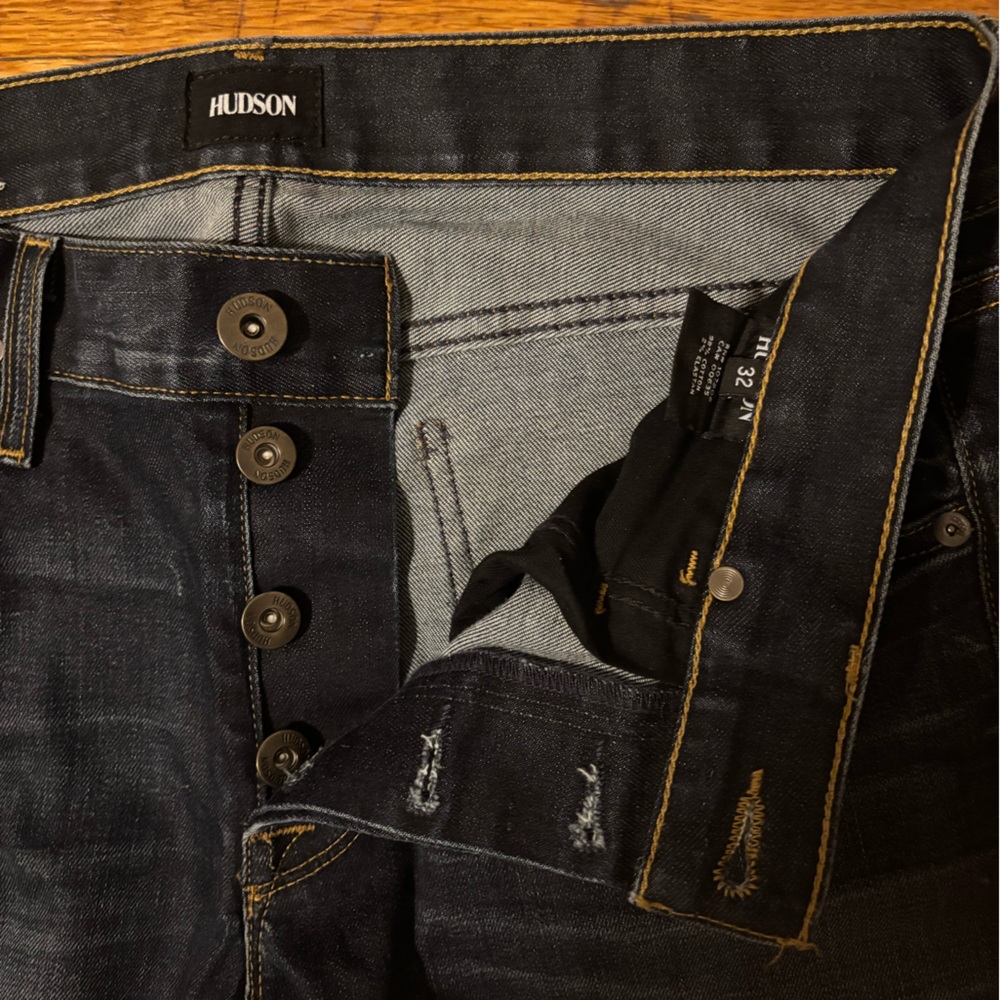 Hudson Blake Slim Straight Jeans 32 - Picture 8 of 10